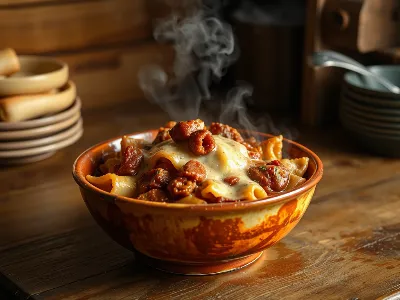 A delicious, messy bowl of comfort food